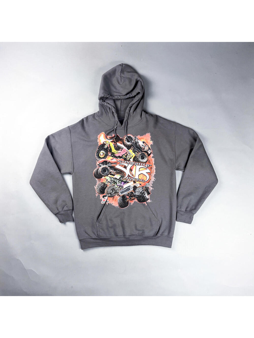 Vintage Graphic Hoodie, Y2K Sweatshirt with Monster Truck Design